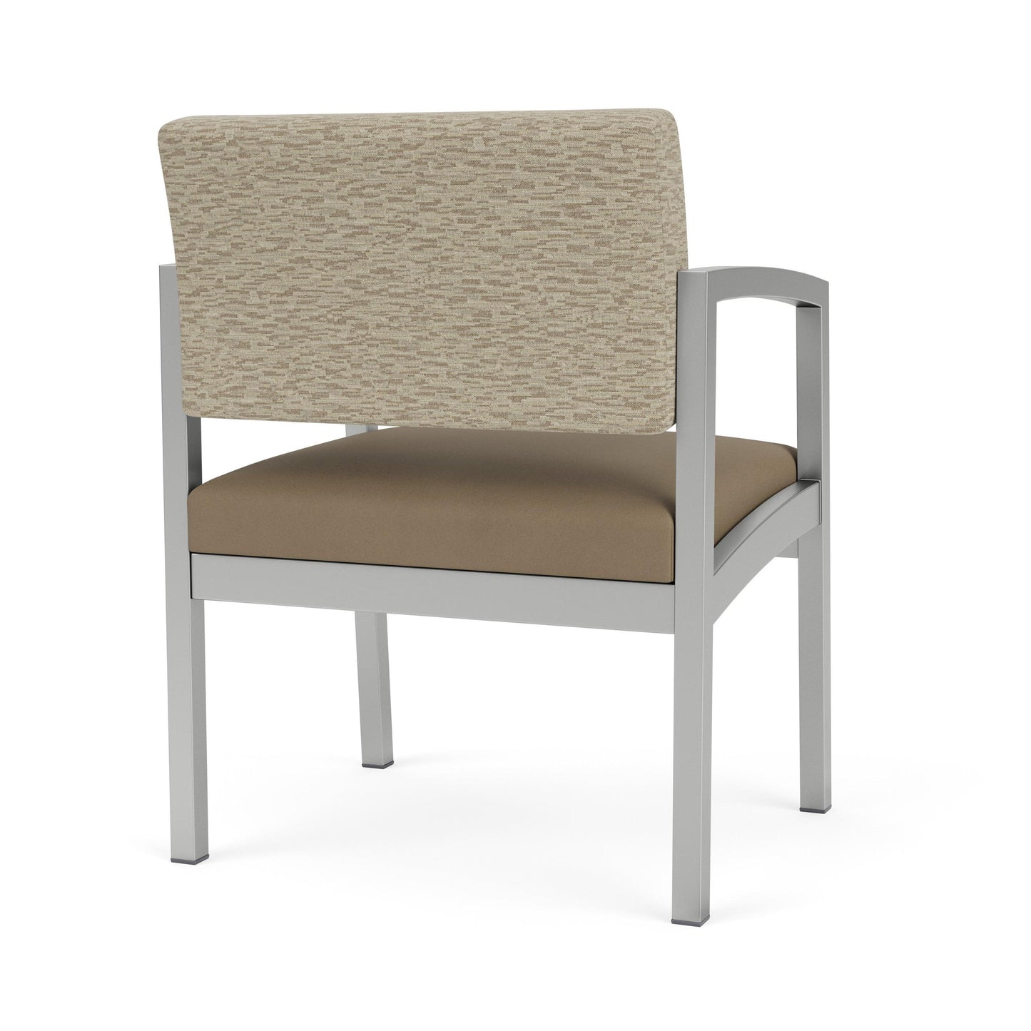 Lenox Steel Waiting Reception Wide Guest Chair Metal Frame
