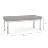 Lenox Steel Waiting Reception 2 Seat Bench Metal Frame