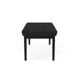 Lenox Steel Waiting Reception 2 Seat Bench Metal Frame