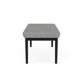 Lenox Steel Waiting Reception 2 Seat Bench Metal Frame