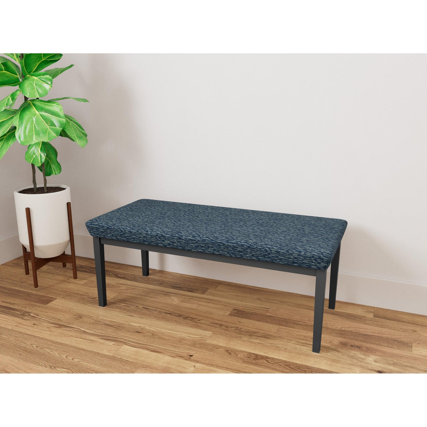 Lenox Steel Waiting Reception 2 Seat Bench Metal Frame