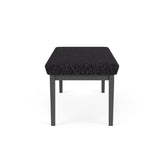 Lenox Steel Waiting Reception 2 Seat Bench Metal Frame