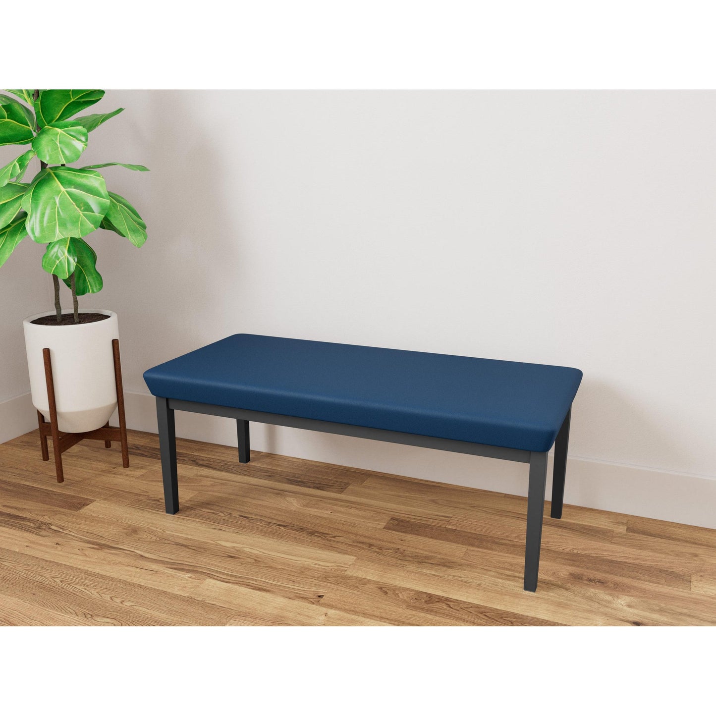 Lenox Steel Waiting Reception 2 Seat Bench Metal Frame