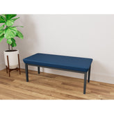 Lenox Steel Waiting Reception 2 Seat Bench Metal Frame
