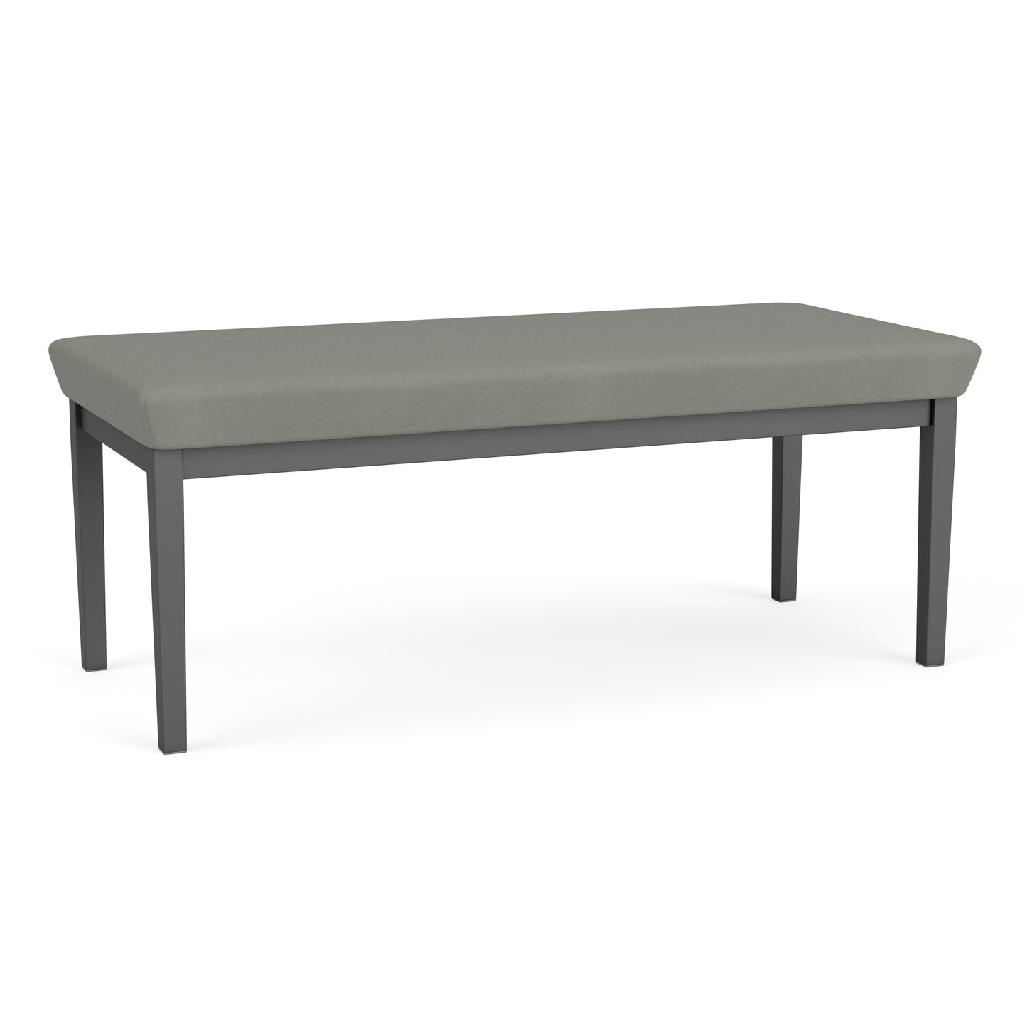 Lenox Steel Waiting Reception 2 Seat Bench Metal Frame