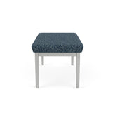 Lenox Steel Waiting Reception 2 Seat Bench Metal Frame