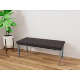 Lenox Steel Waiting Reception 2 Seat Bench Metal Frame