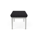 Lenox Steel Waiting Reception 2 Seat Bench Metal Frame
