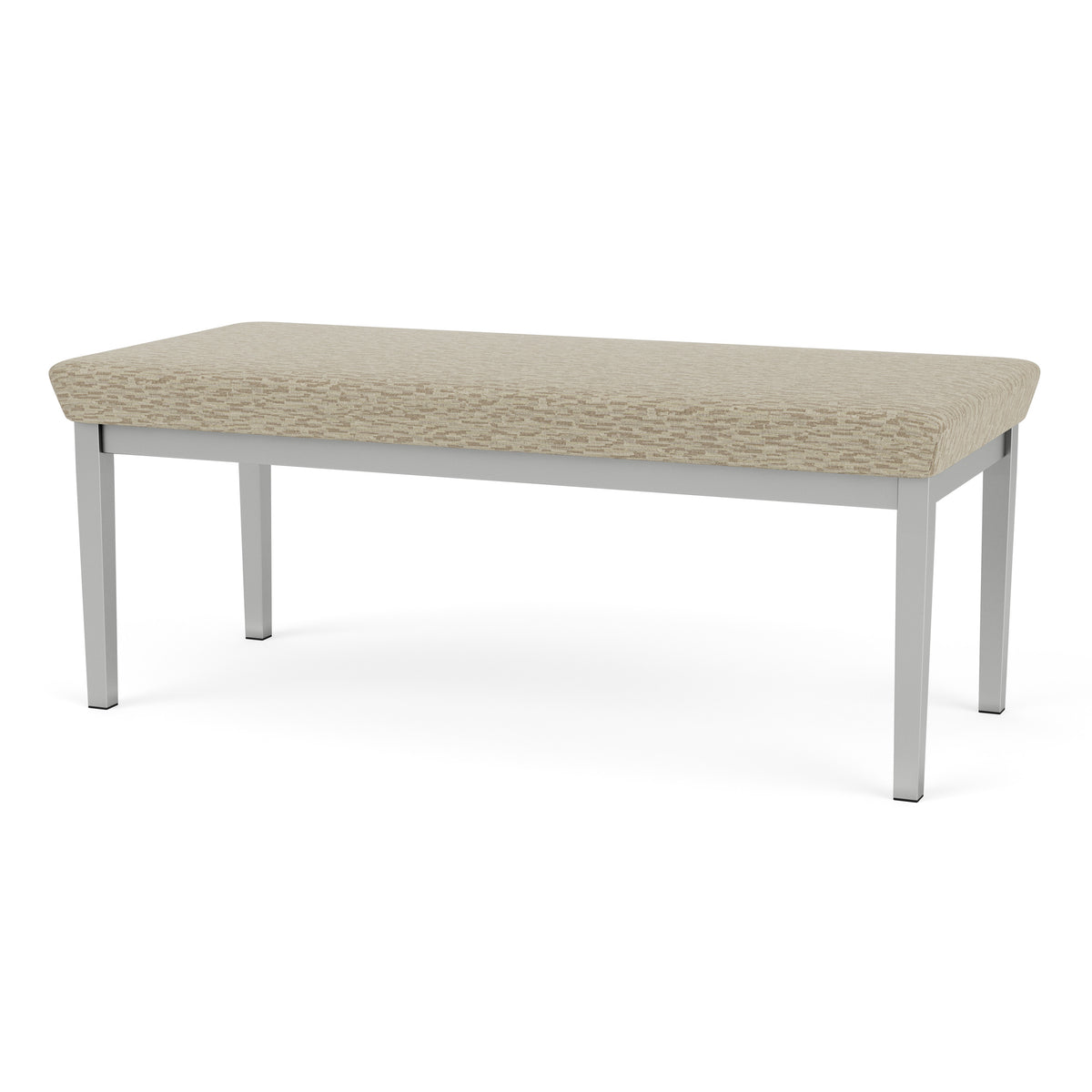 Lenox Steel Waiting Reception 2 Seat Bench Metal Frame