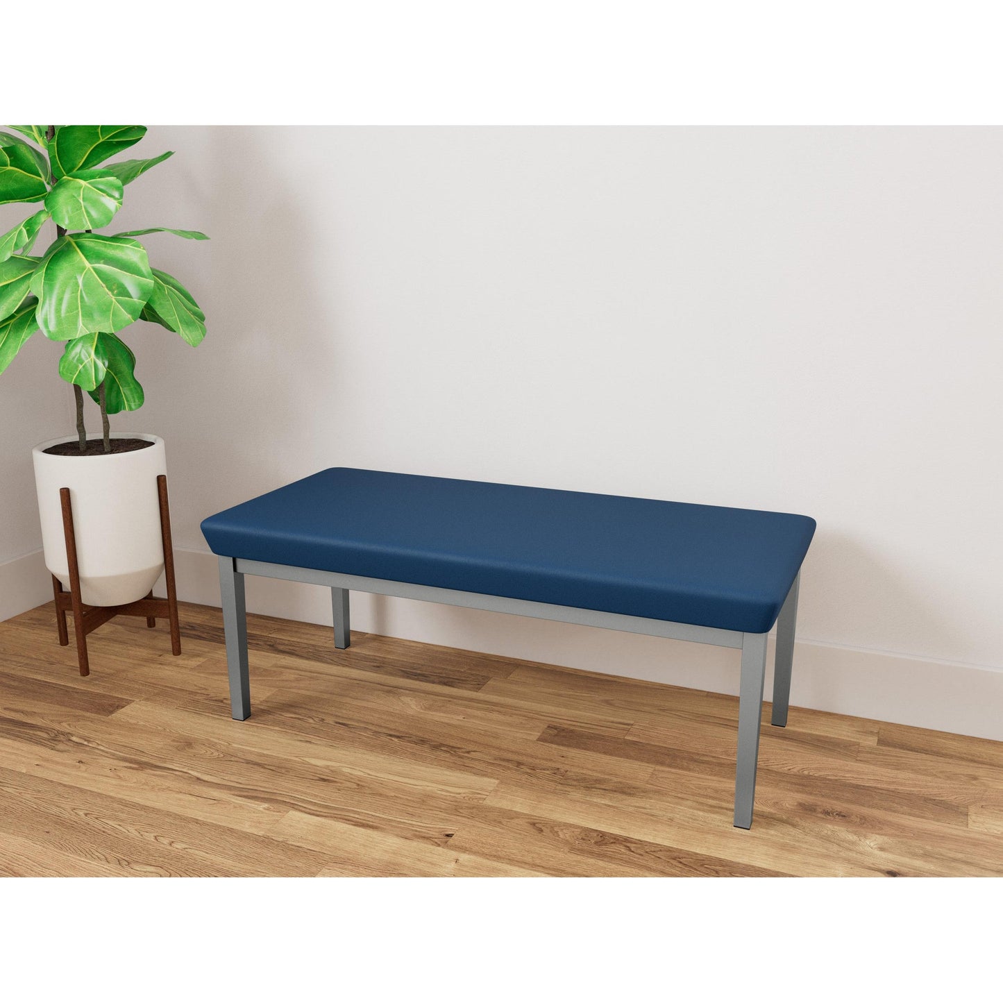Lenox Steel Waiting Reception 2 Seat Bench Metal Frame