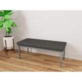 Lenox Steel Waiting Reception 2 Seat Bench Metal Frame
