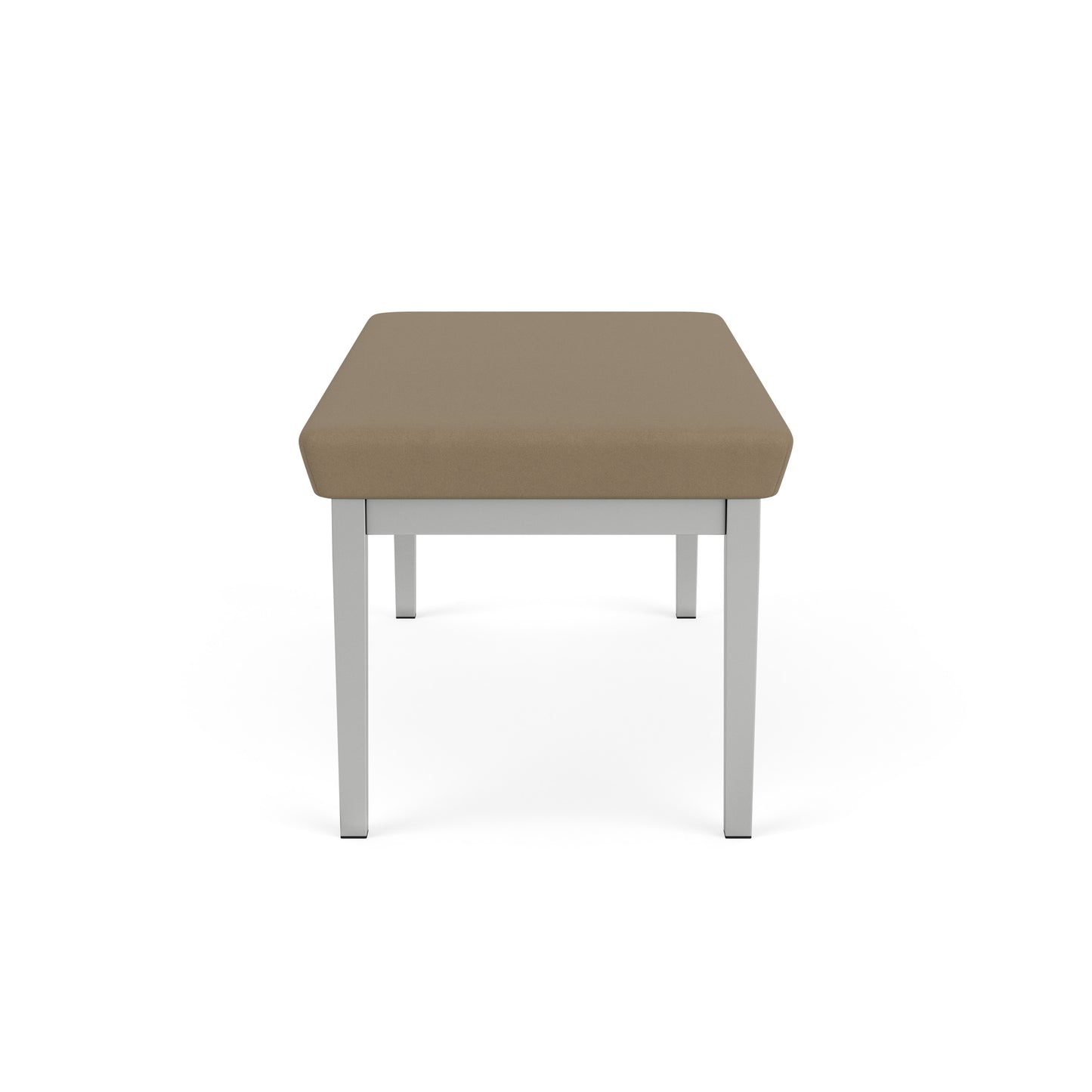 Lenox Steel Waiting Reception 2 Seat Bench Metal Frame