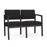Lenox Steel Waiting Reception 2 Seat Tandem Seating Metal Frame No Center Arm
