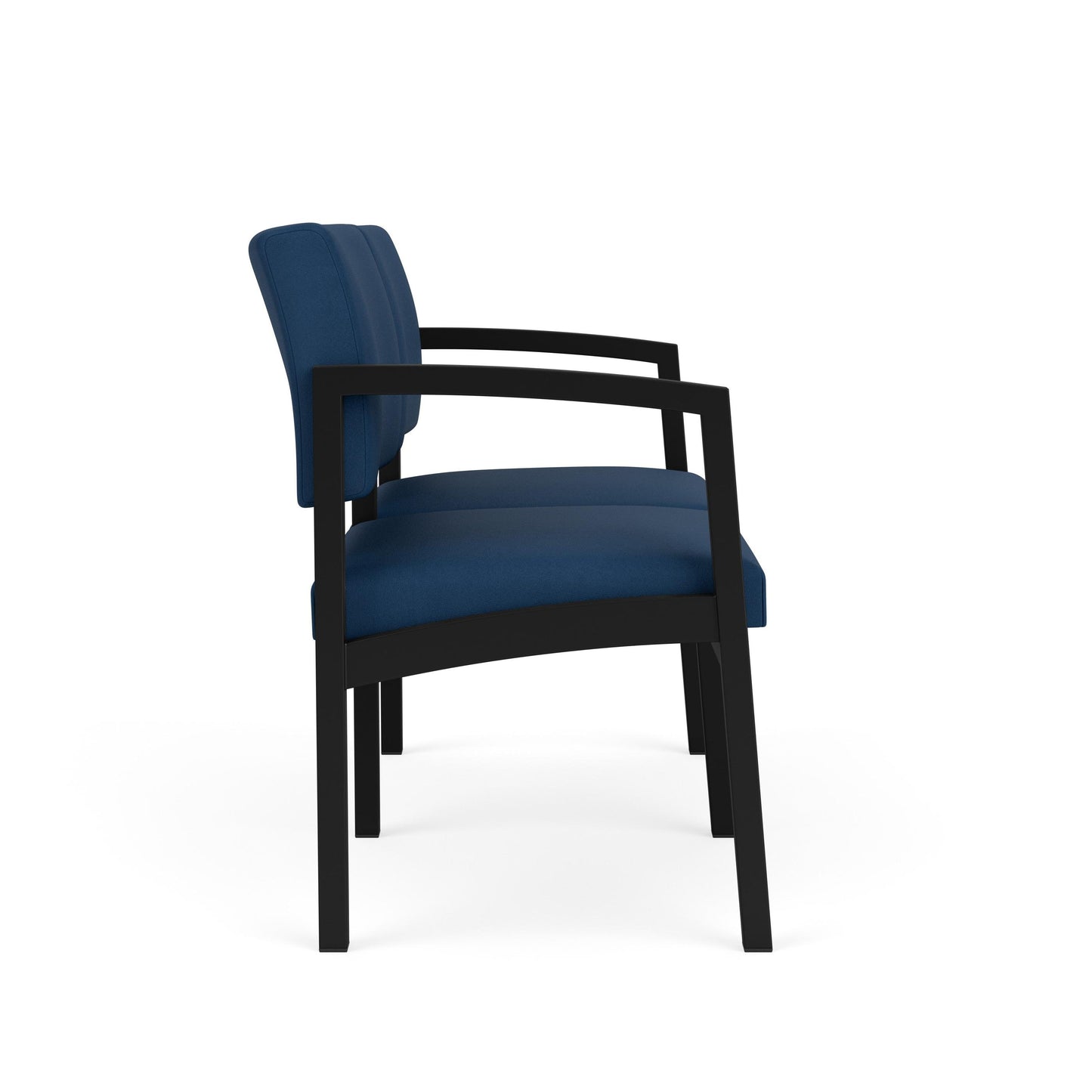 Lenox Steel Waiting Reception 2 Seat Tandem Seating Metal Frame No Center Arm