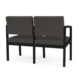 Lenox Steel Waiting Reception 2 Seat Tandem Seating Metal Frame No Center Arm