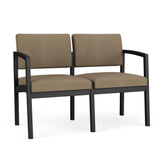 Lenox Steel Waiting Reception 2 Seat Tandem Seating Metal Frame No Center Arm
