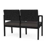 Lenox Steel Waiting Reception 2 Seat Tandem Seating Metal Frame No Center Arm