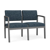 Lenox Steel Waiting Reception 2 Seat Tandem Seating Metal Frame No Center Arm