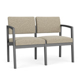 Lenox Steel Waiting Reception 2 Seat Tandem Seating Metal Frame No Center Arm