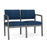 Lenox Steel Waiting Reception 2 Seat Tandem Seating Metal Frame No Center Arm