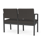 Lenox Steel Waiting Reception 2 Seat Tandem Seating Metal Frame No Center Arm