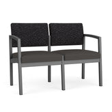 Lenox Steel Waiting Reception 2 Seat Tandem Seating Metal Frame No Center Arm