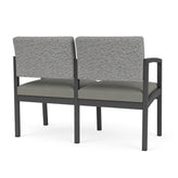Lenox Steel Waiting Reception 2 Seat Tandem Seating Metal Frame No Center Arm