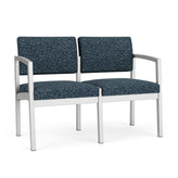 Lenox Steel Waiting Reception 2 Seat Tandem Seating Metal Frame No Center Arm
