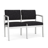 Lenox Steel Waiting Reception 2 Seat Tandem Seating Metal Frame No Center Arm