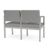 Lenox Steel Waiting Reception 2 Seat Tandem Seating Metal Frame No Center Arm