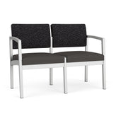 Lenox Steel Waiting Reception 2 Seat Tandem Seating Metal Frame No Center Arm