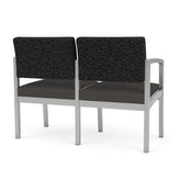 Lenox Steel Waiting Reception 2 Seat Tandem Seating Metal Frame No Center Arm