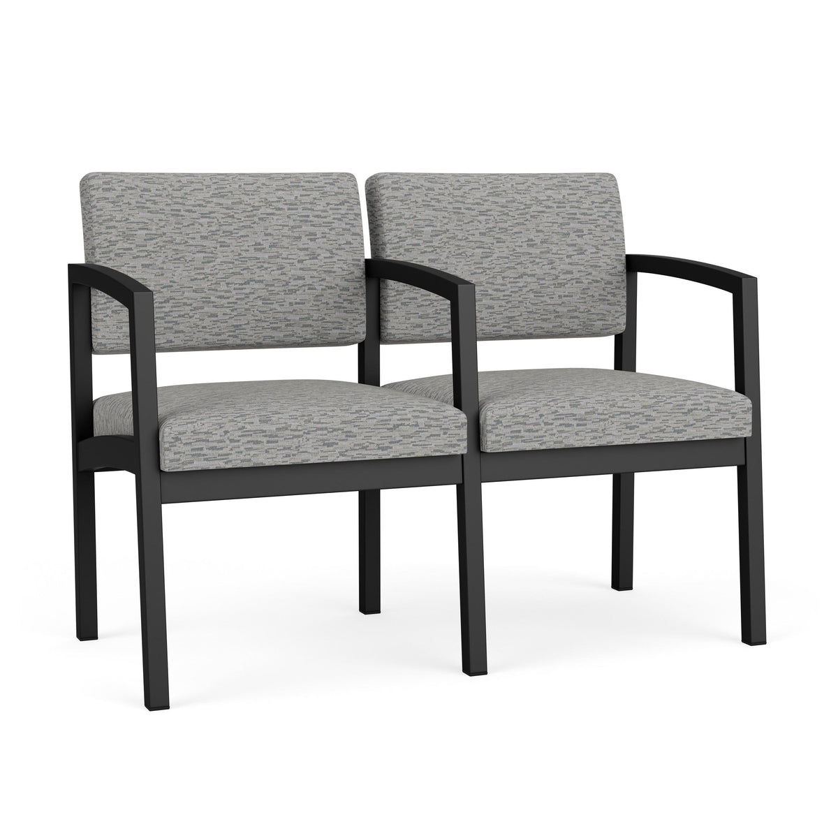 Lenox Steel Waiting Reception 2 Seat Tandem Seating Metal Frame
