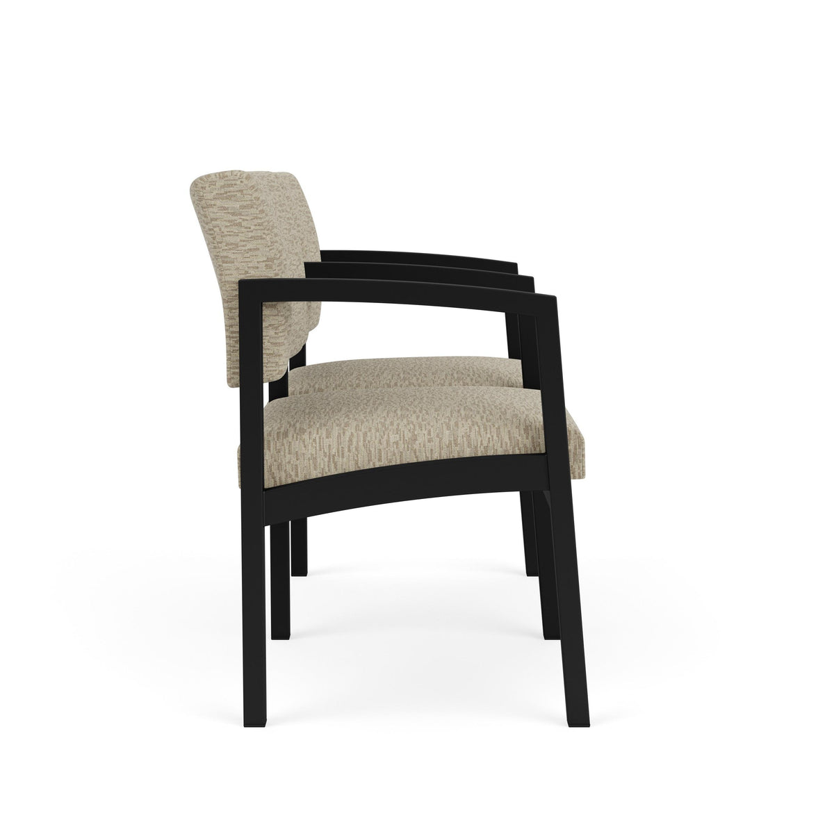 Lenox Steel Waiting Reception 2 Seat Tandem Seating Metal Frame