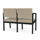 Lenox Steel Waiting Reception 2 Seat Tandem Seating Metal Frame
