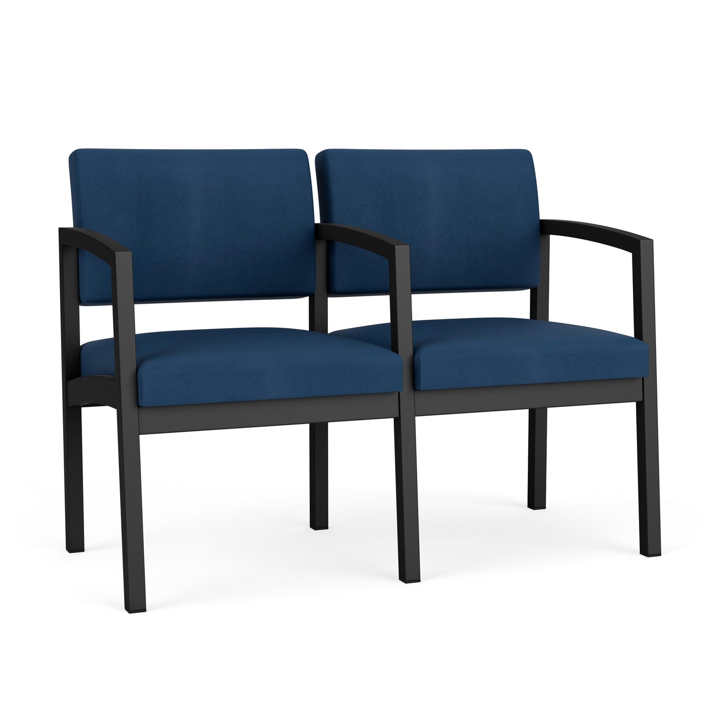 Lenox Steel Waiting Reception 2 Seat Tandem Seating Metal Frame