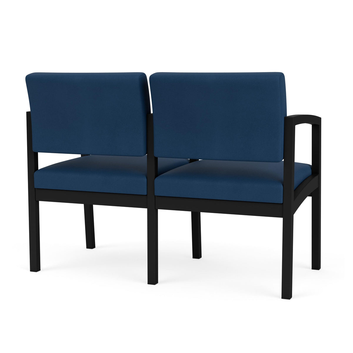 Lenox Steel Waiting Reception 2 Seat Tandem Seating Metal Frame