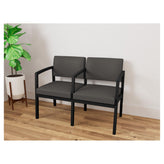 Lenox Steel Waiting Reception 2 Seat Tandem Seating Metal Frame