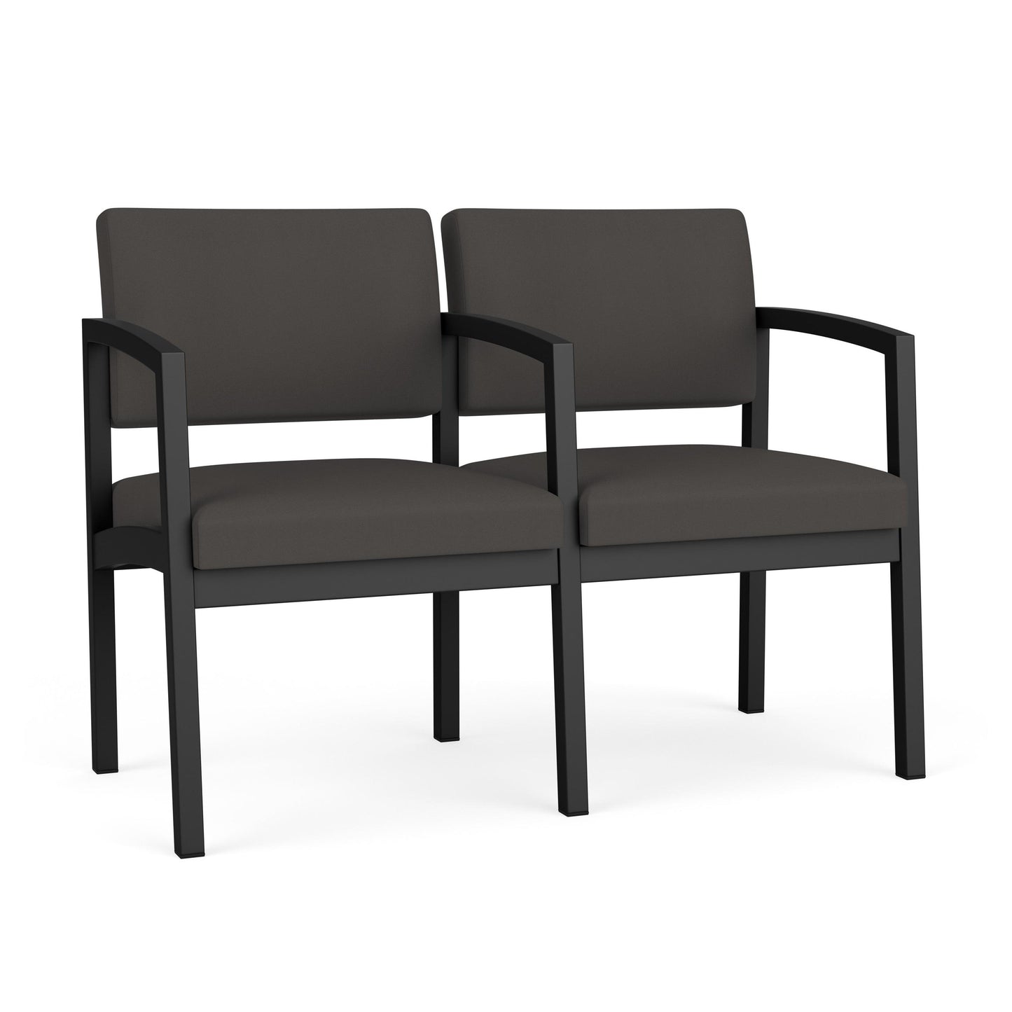 Lenox Steel Waiting Reception 2 Seat Tandem Seating Metal Frame