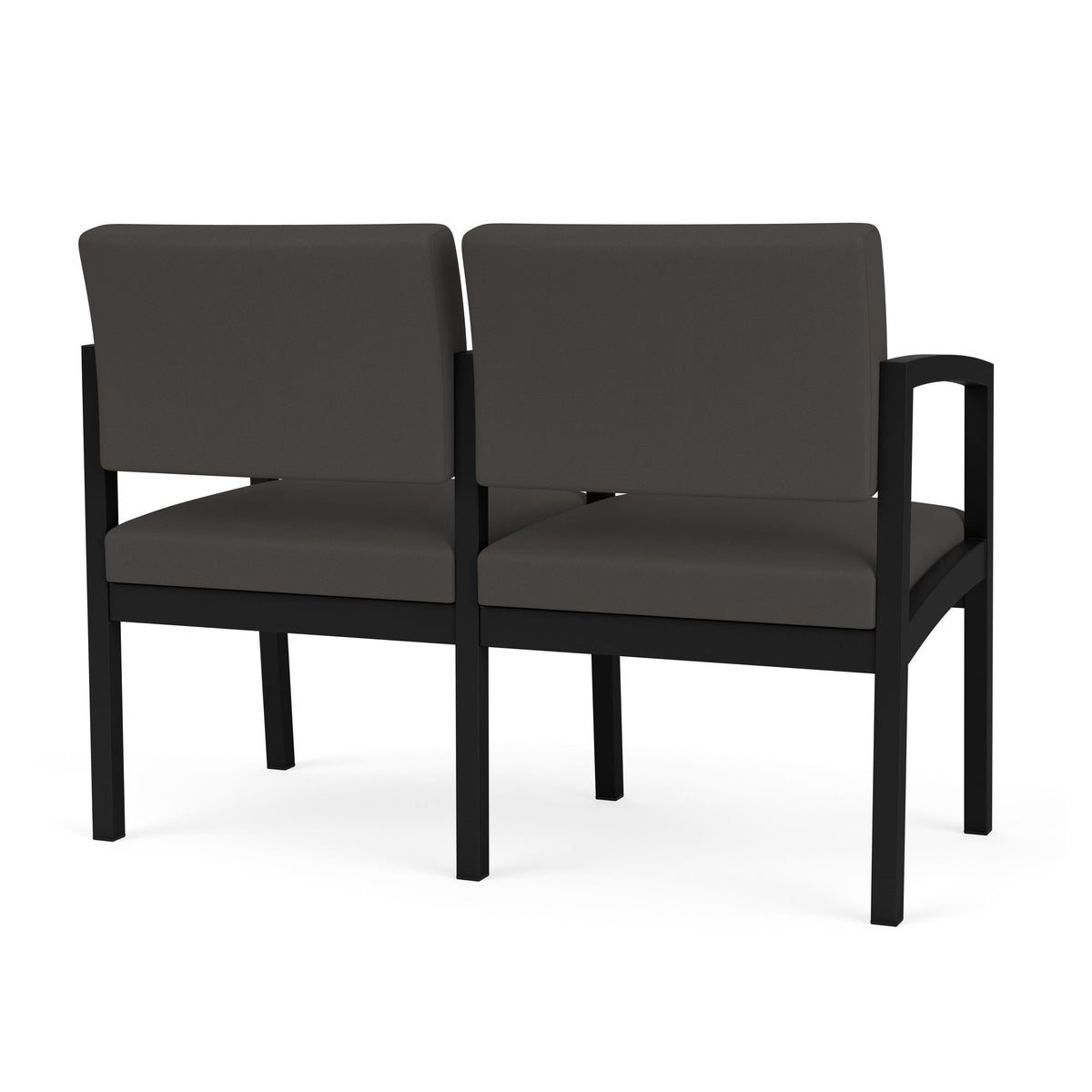 Lenox Steel Waiting Reception 2 Seat Tandem Seating Metal Frame