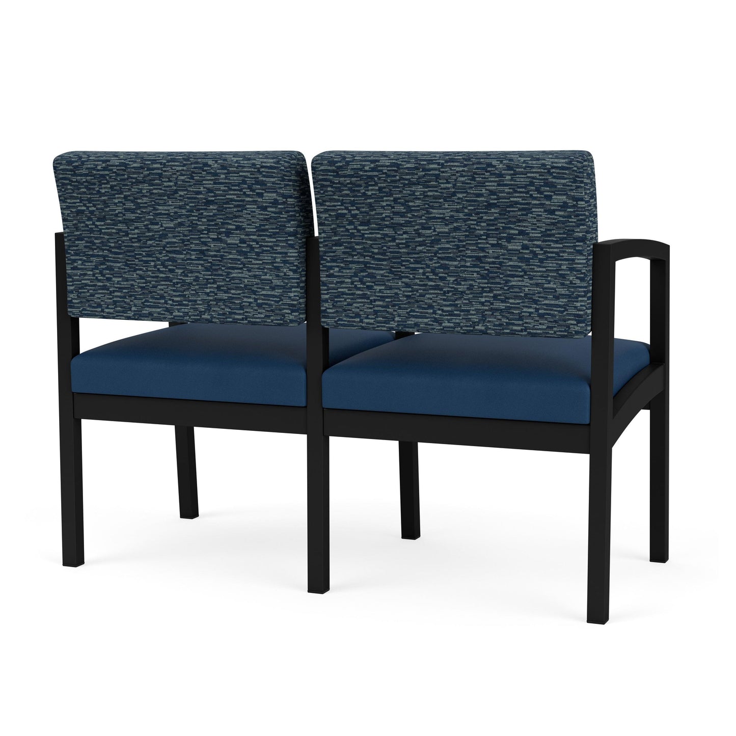 Lenox Steel Waiting Reception 2 Seat Tandem Seating Metal Frame