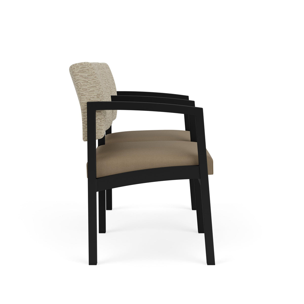 Lenox Steel Waiting Reception 2 Seat Tandem Seating Metal Frame