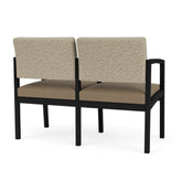 Lenox Steel Waiting Reception 2 Seat Tandem Seating Metal Frame