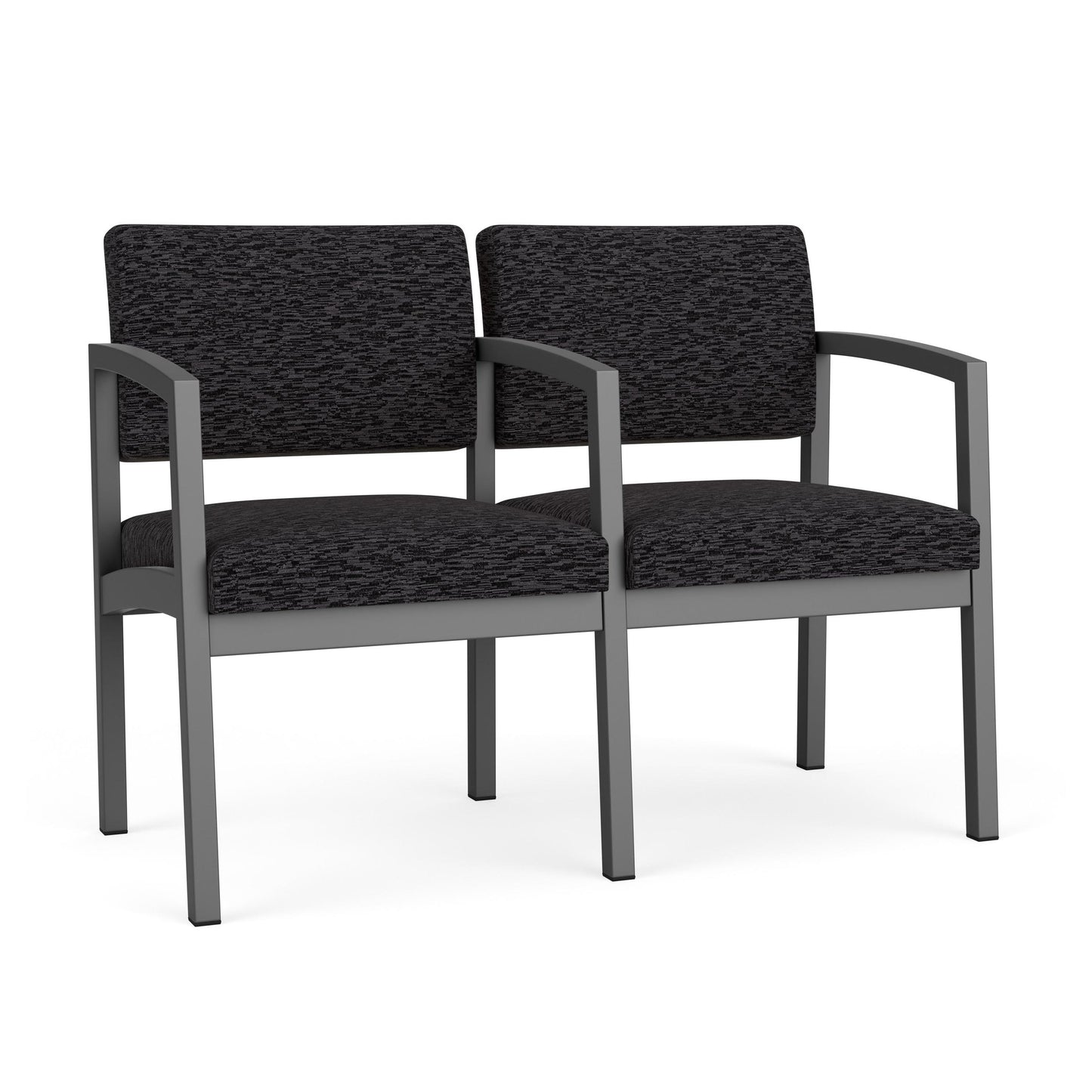 Lenox Steel Waiting Reception 2 Seat Tandem Seating Metal Frame