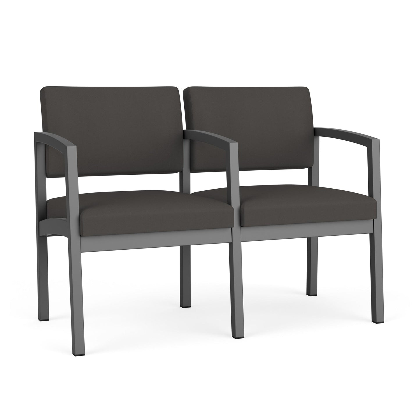 Lenox Steel Waiting Reception 2 Seat Tandem Seating Metal Frame