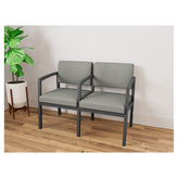 Lenox Steel Waiting Reception 2 Seat Tandem Seating Metal Frame