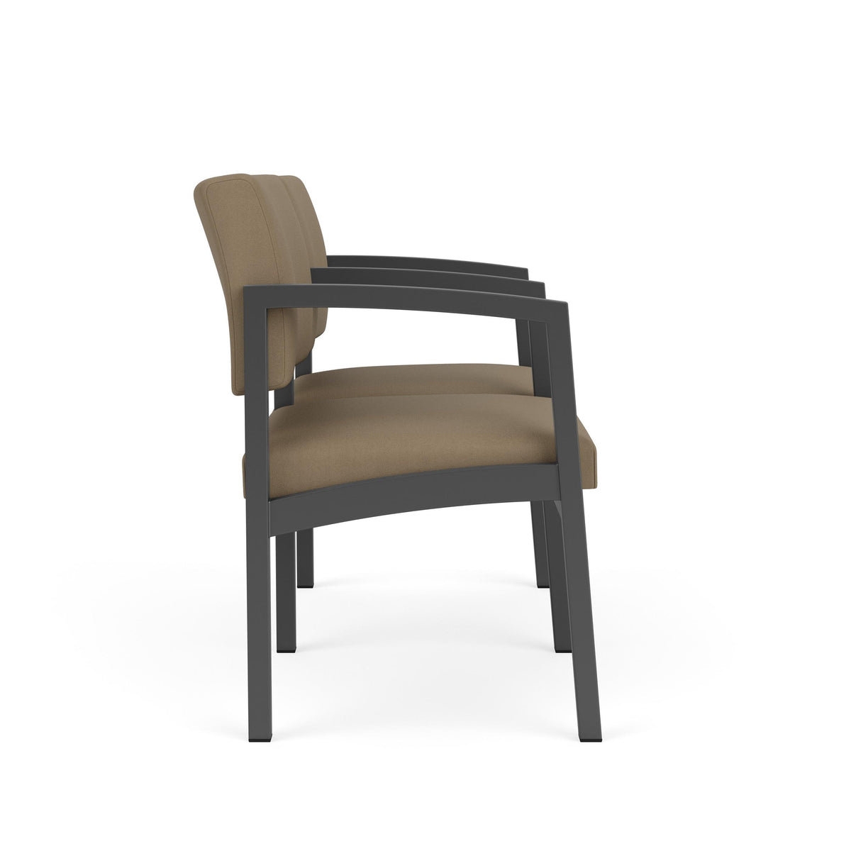 Lenox Steel Waiting Reception 2 Seat Tandem Seating Metal Frame