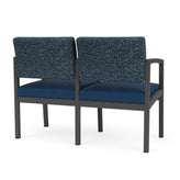 Lenox Steel Waiting Reception 2 Seat Tandem Seating Metal Frame