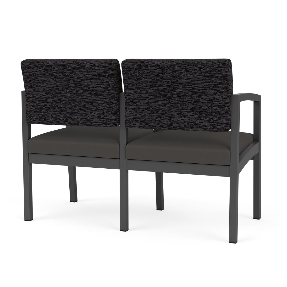 Lenox Steel Waiting Reception 2 Seat Tandem Seating Metal Frame