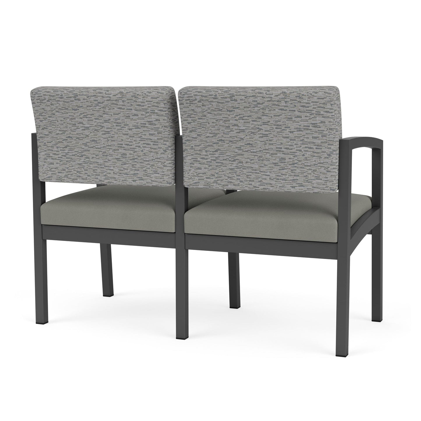 Lenox Steel Waiting Reception 2 Seat Tandem Seating Metal Frame